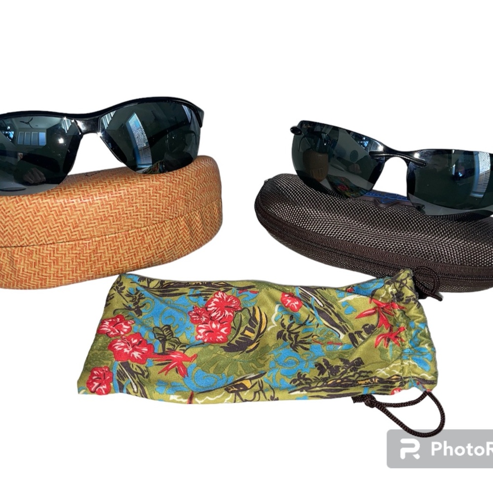 Maui Jim Black Banyans & Hotsands Sunglasses Bundle